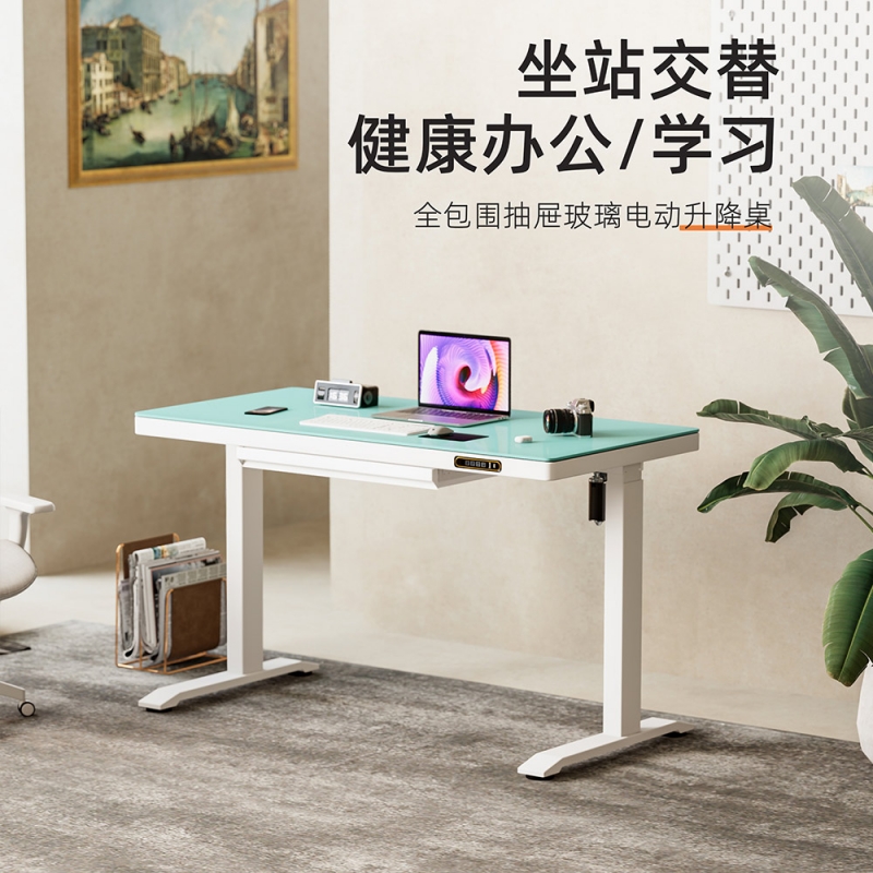玻璃可升降繪畫桌繪圖書畫畫圖畫畫美術(shù)電腦設(shè)計師書桌工作臺桌子學(xué)生書桌